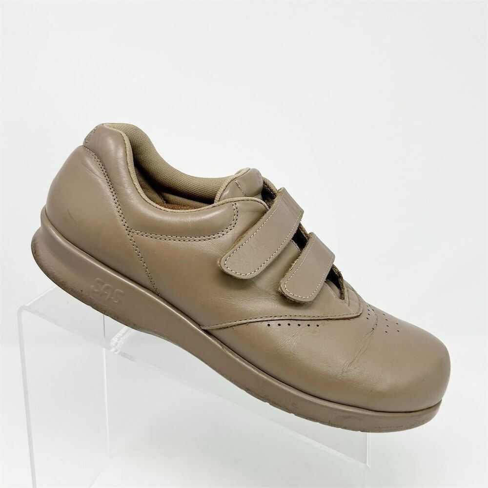 SAS Women's Comfort Walking Shoes Brown Leather Size 9 M Casual Durable